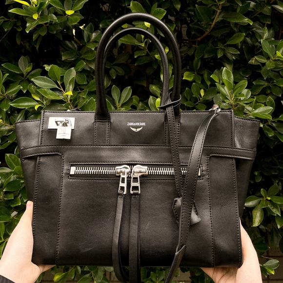 ZADIG & VOLTAIRE Medium Candide Leather Satchel - Picture 1 of 7